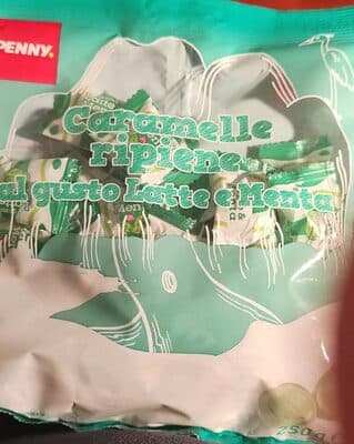 Caramelle Ripiene Al Gusto Latte E Menta