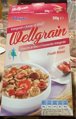 Fiocchi Di Riso E Frumento Con Frutti Rossi