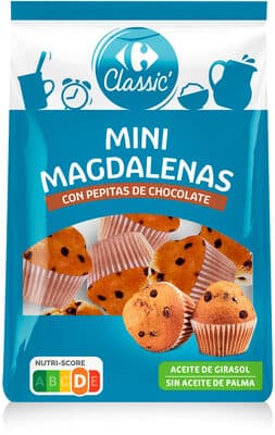 Mini Magdalenas Pepitas Chocolate