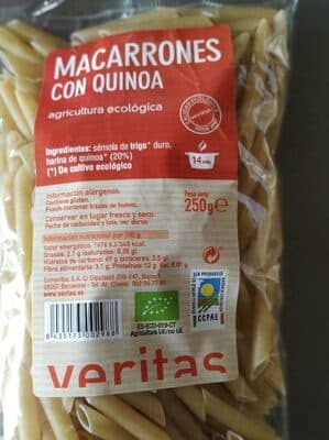 Macarrones Con Quinoa