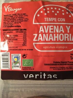 Burguer Avena Y Zanahoria