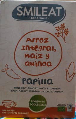 Papilla Arroz Integral, Maiz Y Quinoa