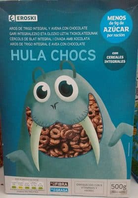 Hula Chocs Arroz De Trigo Y Avena Con Chocolate