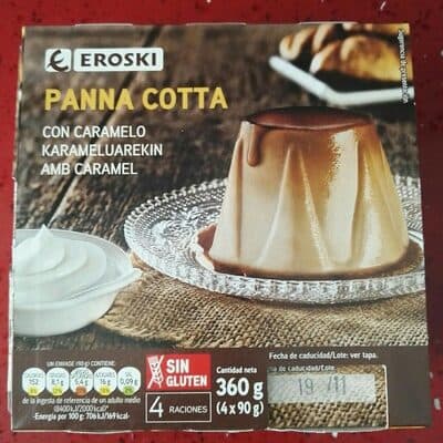 Panna Cotta Con Caramelo