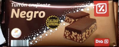 Turrón Crujiente Negro