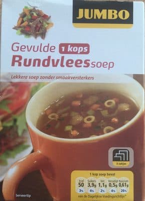 Gevulde Rundvleessoep