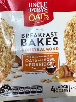 Breakfast Bakes - Honey & Almond