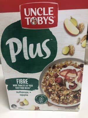 Plus Fibre, Sultanas + Apple