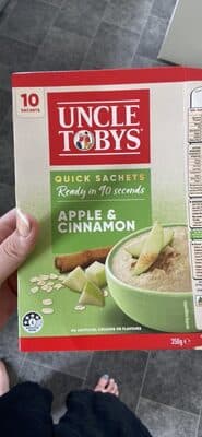 Rolled Oats Quick Sachets Apple & Cinnamon