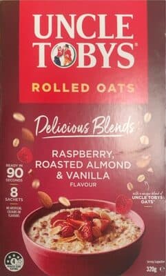 Rolled Oats - Raspberry, Roasted Almond and Vanilla