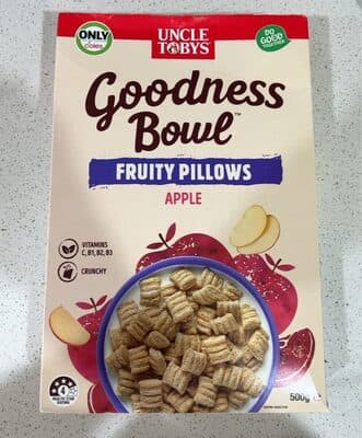 Goodness Bowl Fruity Pillows - Apple
