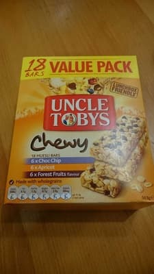 Chewy Mixed Muesli Bars 18 Bar Value Pack