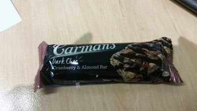 Dark Choc Cranberry and Almond Bar