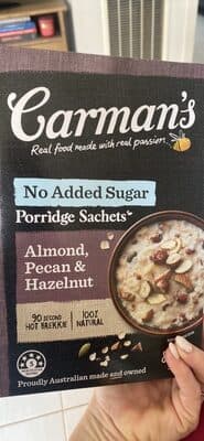 Almond Pecan and Hazelnut Porridge