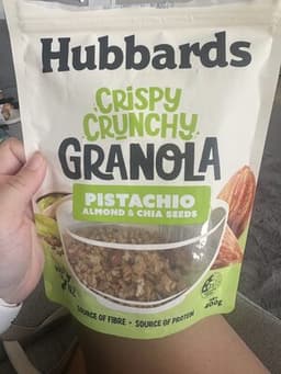 Crispy Crunchy Granola Pistachios Almonds Chia Seeds & a Hint of Vanilla